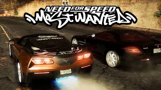 NFS MW | Battle with the Bull (Blacklist #2) | Chevrolet Corvette C7 vs Mercedes SLR McLaren [1080p]