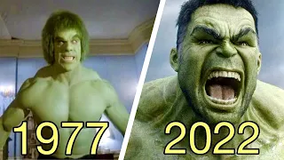 Evolution of Hulk Movies 1977-2022 #hulk
