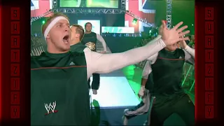 The Spirit Squad Vs Edge, Triple H & John Cena Part 1 RAW Apr 21, 2006