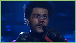 The Weeknd Performs 'Blinding Lights' & 'Scared To Live' On 'Saturday Night Live'