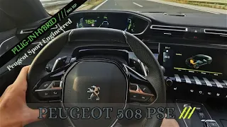 Peugeot 508 PSE - consumption on 130 km/h