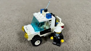 Building LEGO 6533 Motorway Patrol (Police 4x4) (1992)