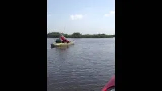 Alligator Gar from Kayak