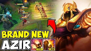 RIOT JUST CHANGED AZIR INTO A DIFFERENT CHAMP! (HE'S A BURST MAGE NOW)
