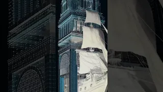 Projection mapping by artist Yann Nguema