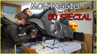 Il MONTAGGIO della mia NUOVA VESPA 50 SPECIAL 😍 ep.2