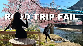 ROAD TRIP FAIL! A GREAT DISASTER? + Early Cherry Blossoms Kawazu Japan