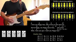 How to Play 'Peggy Sue' - Buddy Holly -  Play Along Lesson - Jez Quayle