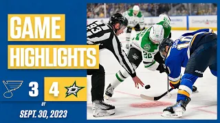 Game Highlights: Stars 4, Blues 3 (OT)