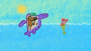 ZIG e SHARKO 🖍 Desenhar a minha vida 🖍 Português Brasil |  Cartoon for Kids