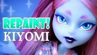 Repaint! Kiyomi Monster High Haunted Doll Ooak Custom