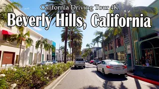 Driving Downtown - Beverly Hills 4K - Los Angeles - California - USA | Rodeo Drive