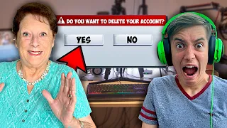 Grandma DELETES Kids $10,000 Fortnite Account!