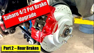 1999 Subaru Impreza 2.5RS Gets 2 Pot Brakes (Part 2 - Rear Brakes)