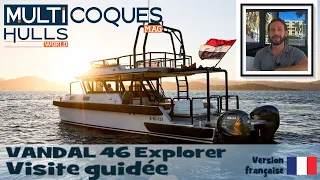 Vandal 46 Explorer powercat - Teaser essai en mer - Multicoques Mag