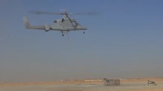 U.S. Marines Use Remotely Piloted K-MAX Helicopter in Combat Zone