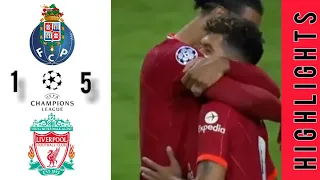 PORTO 1-5 LIVERPOOL | CHAMPION LEAGUE MATCH HIGHLIGHTS 21/22