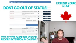 How to Apply For A Visitor Record (Visitor Extension) in Canada - Complete DIY Guide