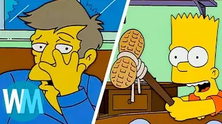 TOP 10 ce que BART SIMPSON a fait de PIRE !