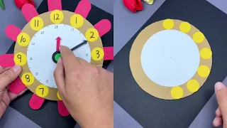 Let's make a clock with children