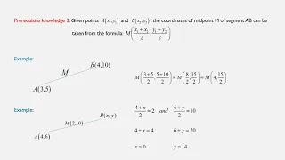 Equations of perpendicular bisectors