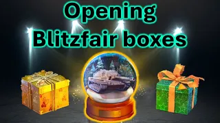 WoT Blitz: Opening all Blitzfair boxes for the XM66F!