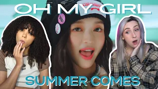 COUPLES FIRST TIME REACTING TO 오마이걸(OH MY GIRL)_여름이 들려 (Summer Comes)