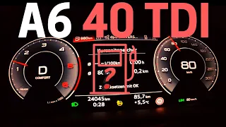 Audi A6 40 TDI Quattro C8 ⛽ FUEL CONSUMPTION TEST