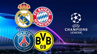 PSG - BORUSSIA DORTMUND / REAL MADRID - BAYERN / SIMULACIÓN VUELTA SEMIFINALES CHAMPIONS LEAGUE