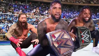 Jey uso Surprise Attack Roman Reigns for Undisputed Title WWE Smackdown 2023 Highlights