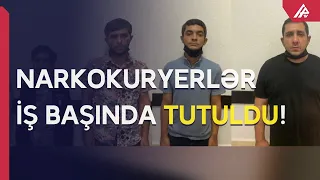 Narkokuryerlik edən 5 nəfər tutuldu