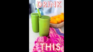 Drink This Every Day! 🌱Recipe in comments!👇 #greensmoothie #veganfood #shorts