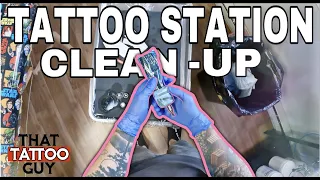 How To Clean Your Tattoo Station - POV