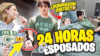 24 HORAS ESPOSADOS DAFNNE Y MARIO ¿duermen juntos?😳 | Hermanas JM