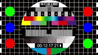 🔝 4K Test pattern UHD 2160p - 30 min. Test Card Calibration Video. TV test video 4k