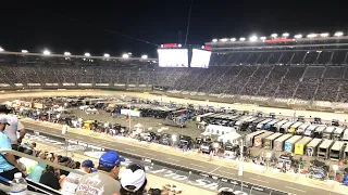 Bass Pro shops night race at Bristol motor speedway introduction,cautions,restarts￼ and the last lap