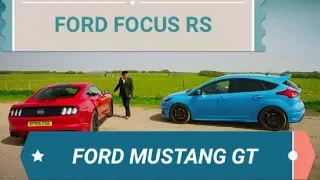 The Grand Tour: Ford Focus RS VS Ford Mustang GT Drag Race