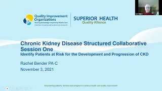 Early Identification and Management of Chronic Kidney Disease Collaborative Session 1