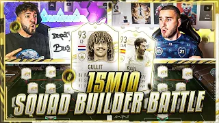 FIFA 21: 15 MIO COINS Squad Builder Battle 🔥🔥 IamTabak vs Wakez