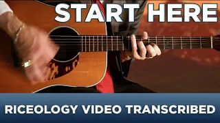 RICEOLOGY VIDEO TABBED FOR YOU!! PART ONE #tonyrice #chrisbrennanguitar #bluegrassguitar