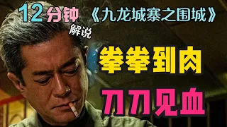 电影《九龙城寨之围城》| Twilight of the Warriors: Walled In | 12分钟解说古天乐、洪金宝、林峯主演电影《九龙城寨》：拳拳到肉、刀刀见血的生活，你体验过吗？