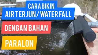 Cara bikin air terjun/water fall dengan bahan paralon