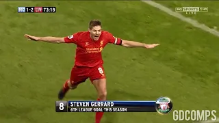 Steven Gerrard vs Manchester City (A) 2012/2013 | (English Commentary) HD