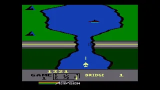 ❤Играем в  "River Raid"❤ Atari 800. play 60fps! 1982. Fly game, by Activision