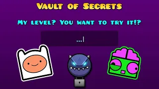 Every Code In The VAULT OF SECRETS (Geometry Dash 2.1)