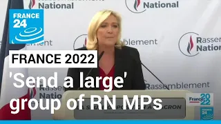 French legislative elections: Le Pen considers "possible to send a large" RN group to Parliament