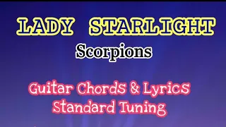 LADY STARLIGHT |Scorpions Easy Guitar Chords Lyrics Guide Play-Along Beginners