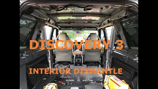 Land Rover Discovery 3 (LR3) Headliner restoration | PART 1 - INTERIOR DISMANTLING