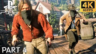 RED DEAD REDEMPTION 2 Gameplay Walkthrough (Part 4) FULL GAME [4K 60FPS ULTRA] - No Commentary