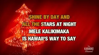 Mele Kalikimaka in the Style of "Jimmy Buffett" with lyrics (no lead vocal)